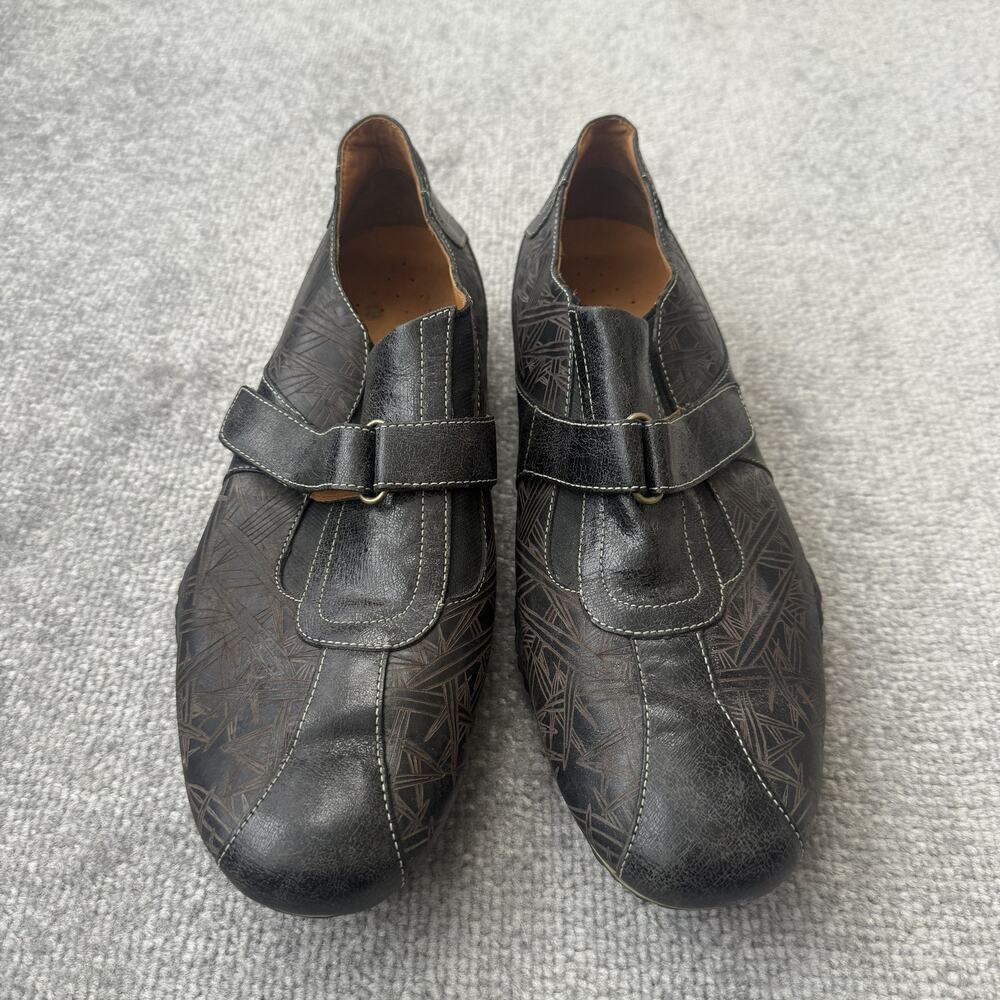 Cole Haan Shoes Mens Size 10.5 Black Leather Air Comfort Slip On Casual - Picture 2 of 12